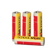 School Smart BATTERY SIZE AA PACK OF 4 - PK 595618